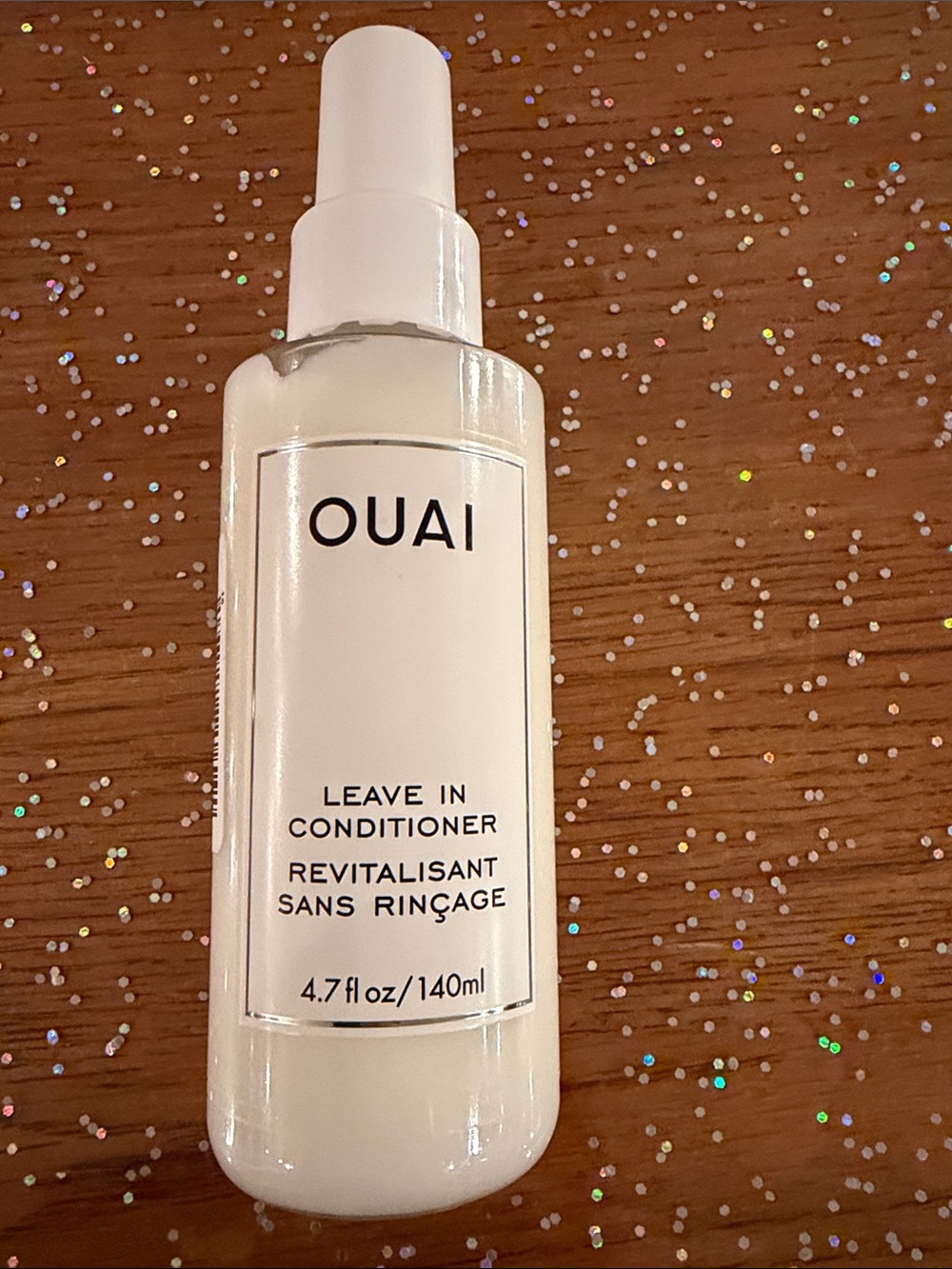 OUAI White Leave-In Conditioner Spray – Nourishing Detangler